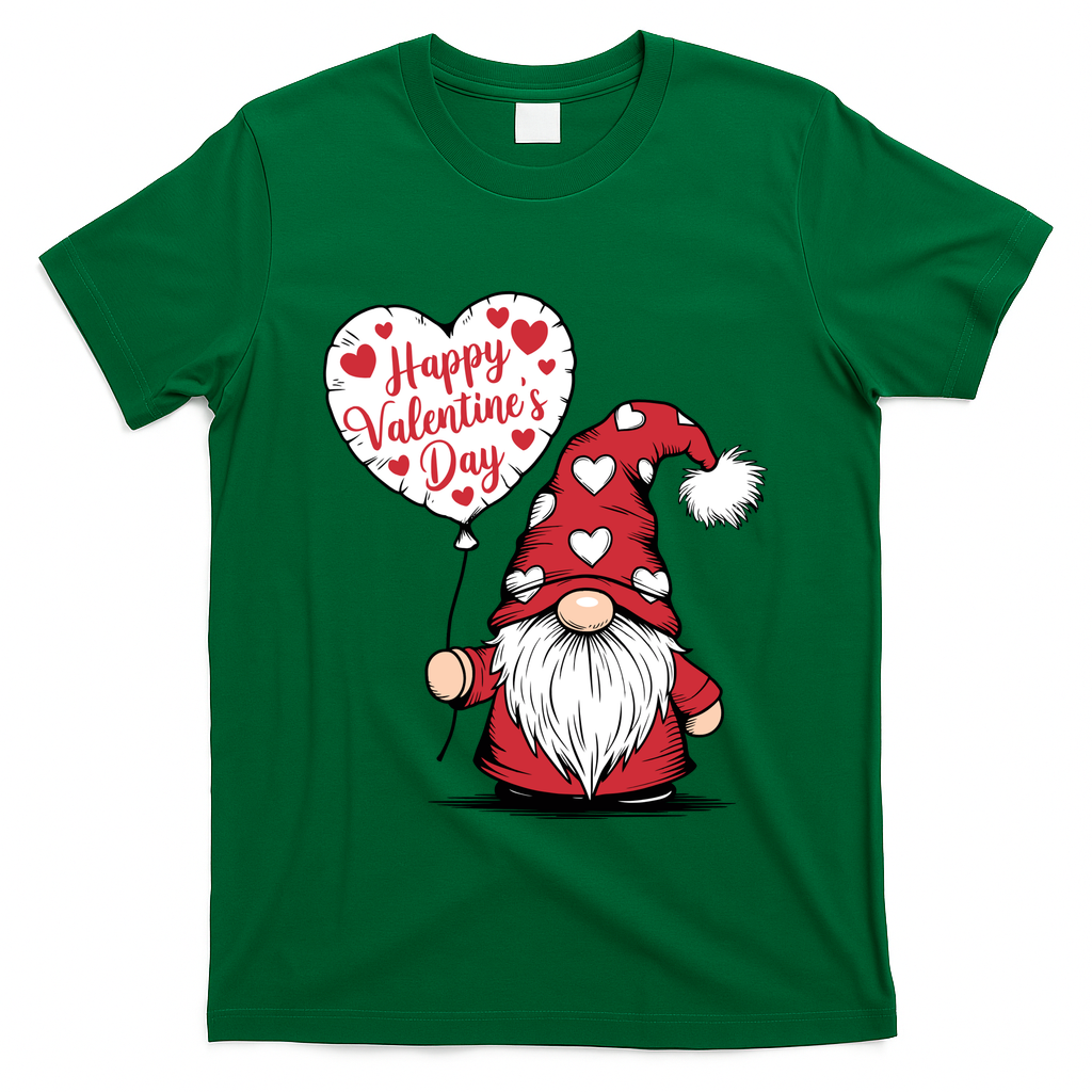 Happy ValentineS Day Cute Gnome T-Shirt