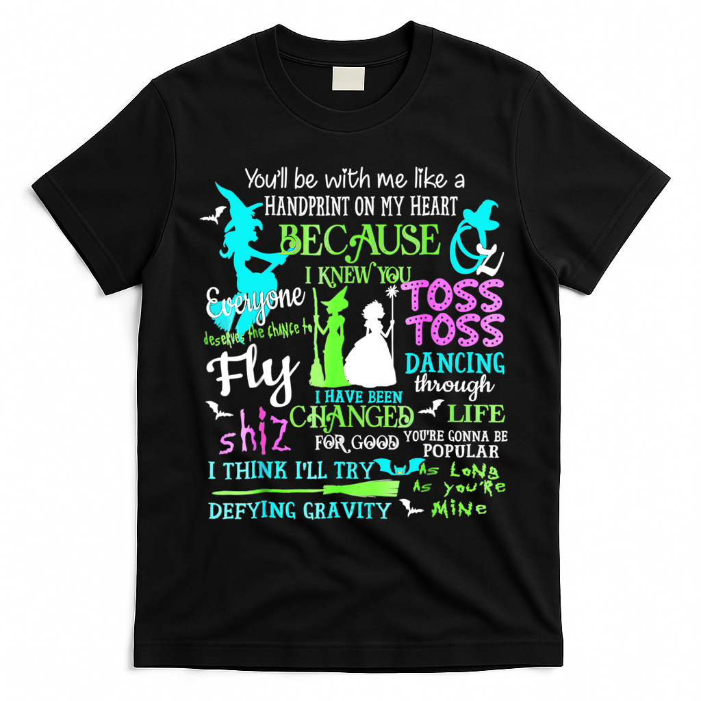 Halloween Wicked Musical T-Shirt - Black