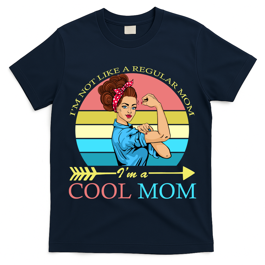Retro I'm Not A Regular Mom I'm A Cool Mom T-Shirt