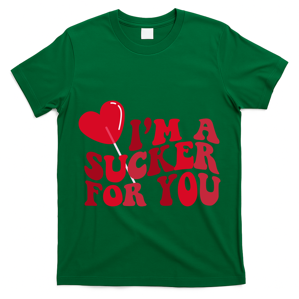 Im A Sucker For You Valentines Day Gift Retro T-Shirt