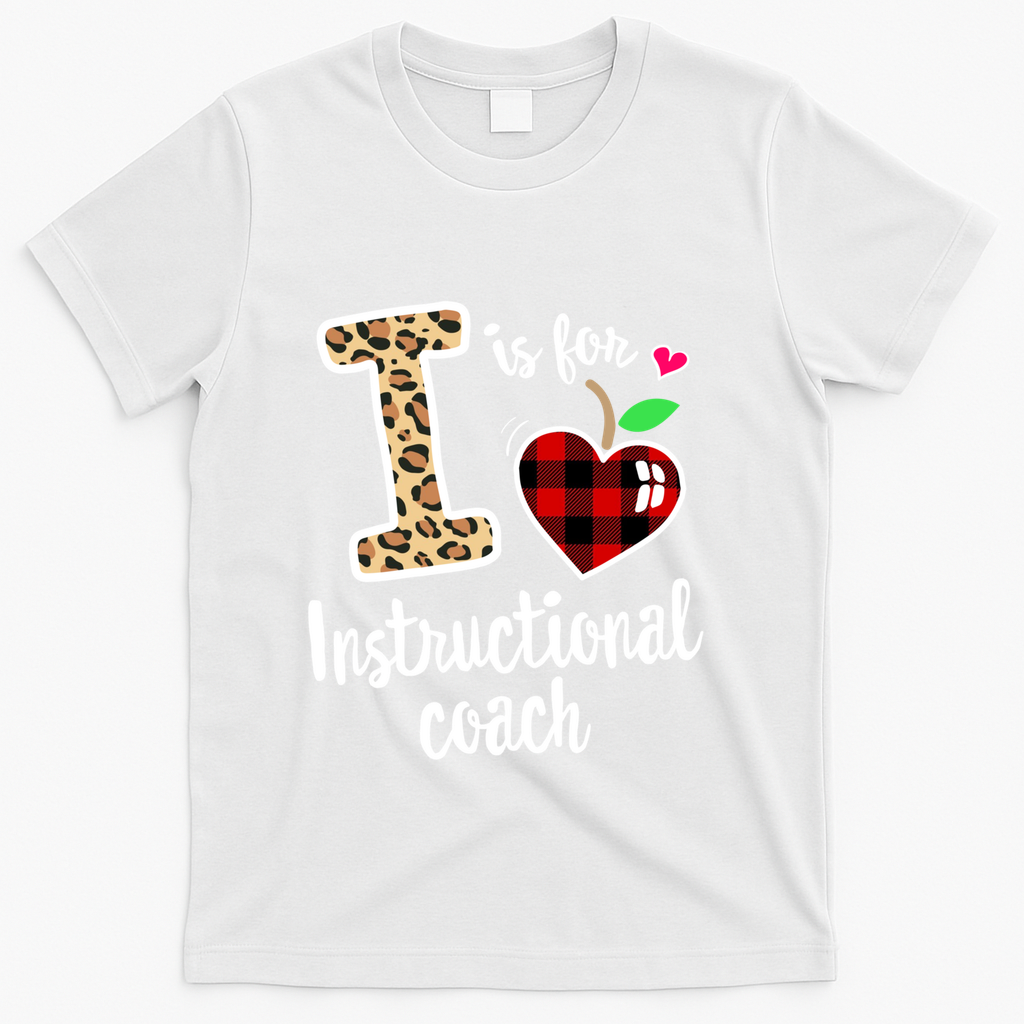 Instructional Coach Crew Back To School Matching Group Cute Gift T-Shirt - White