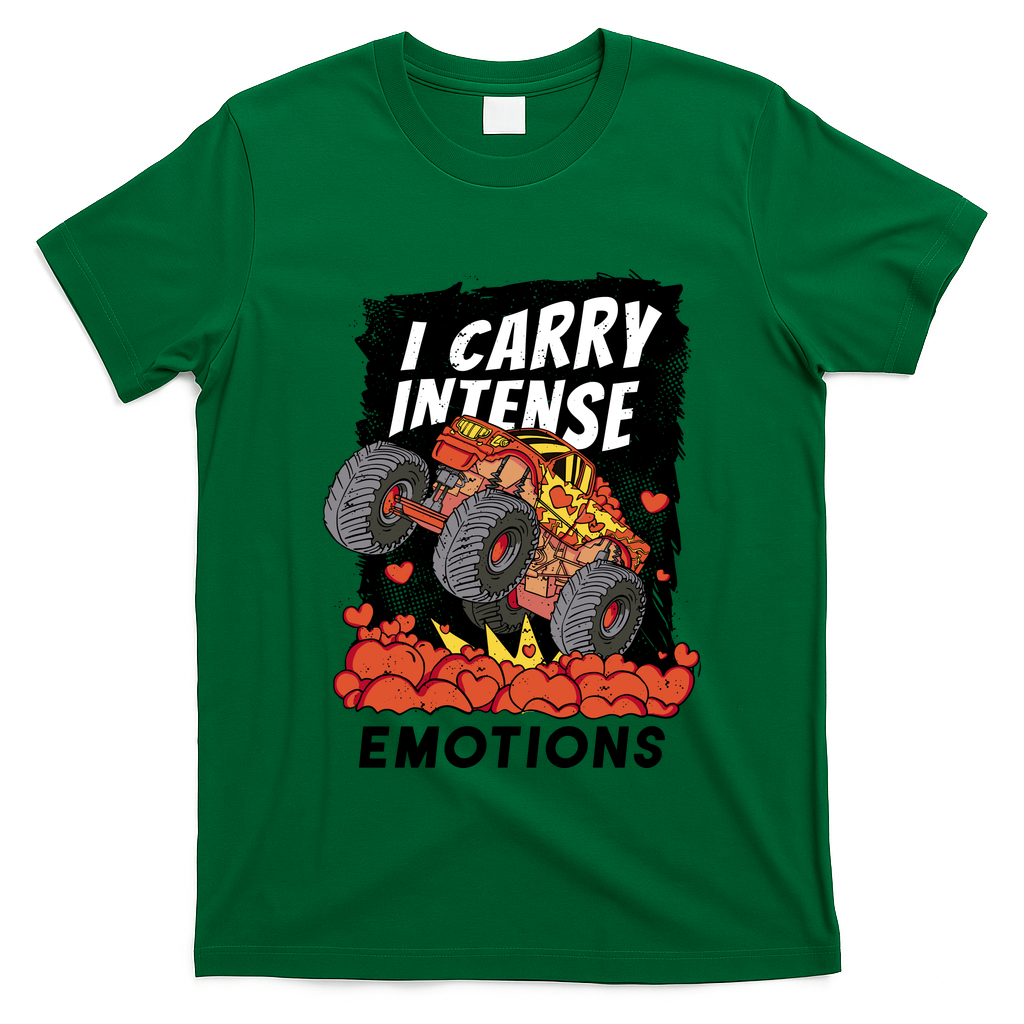 I Carry Intense Emotions Trucker T-Shirt