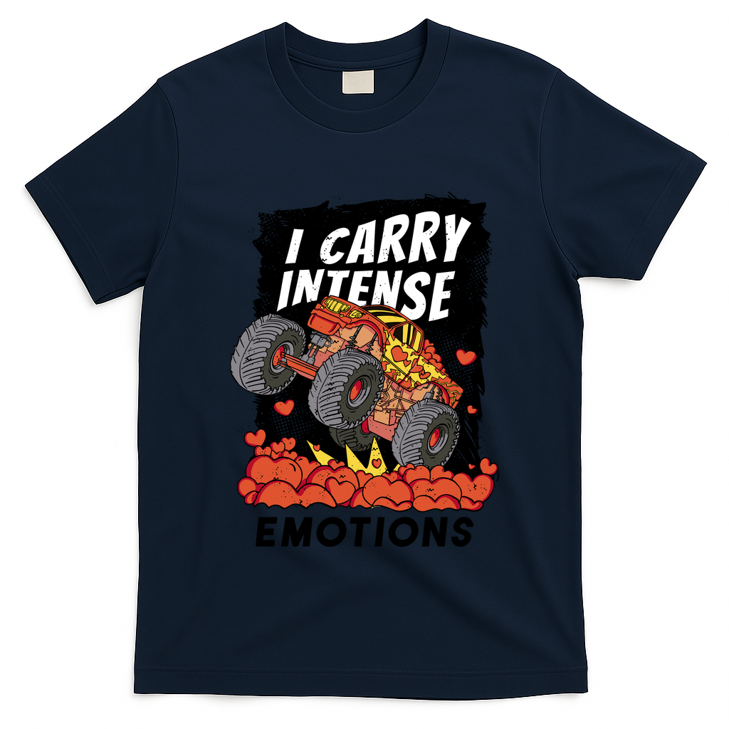 I Carry Intense Emotions Trucker T-Shirt