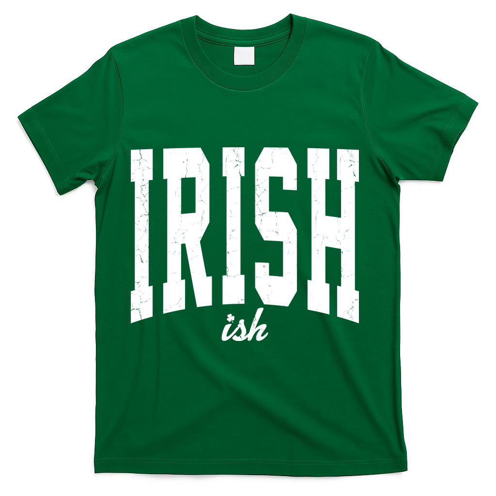 Irishish Funny Irish St Patricks Day T-Shirt - Green