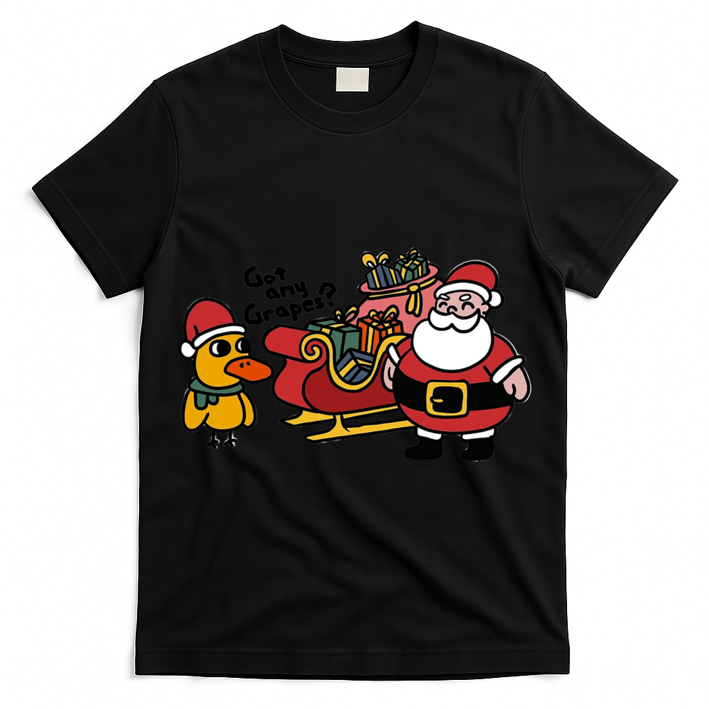 Ice Fresh Lemonade Got Any Grapes Duck Funny Christmas Funny Gift T-Shirt