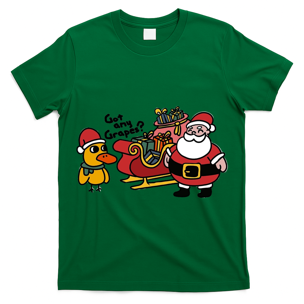 Ice Fresh Lemonade Got Any Grapes Duck Funny Christmas Funny Gift T-Shirt