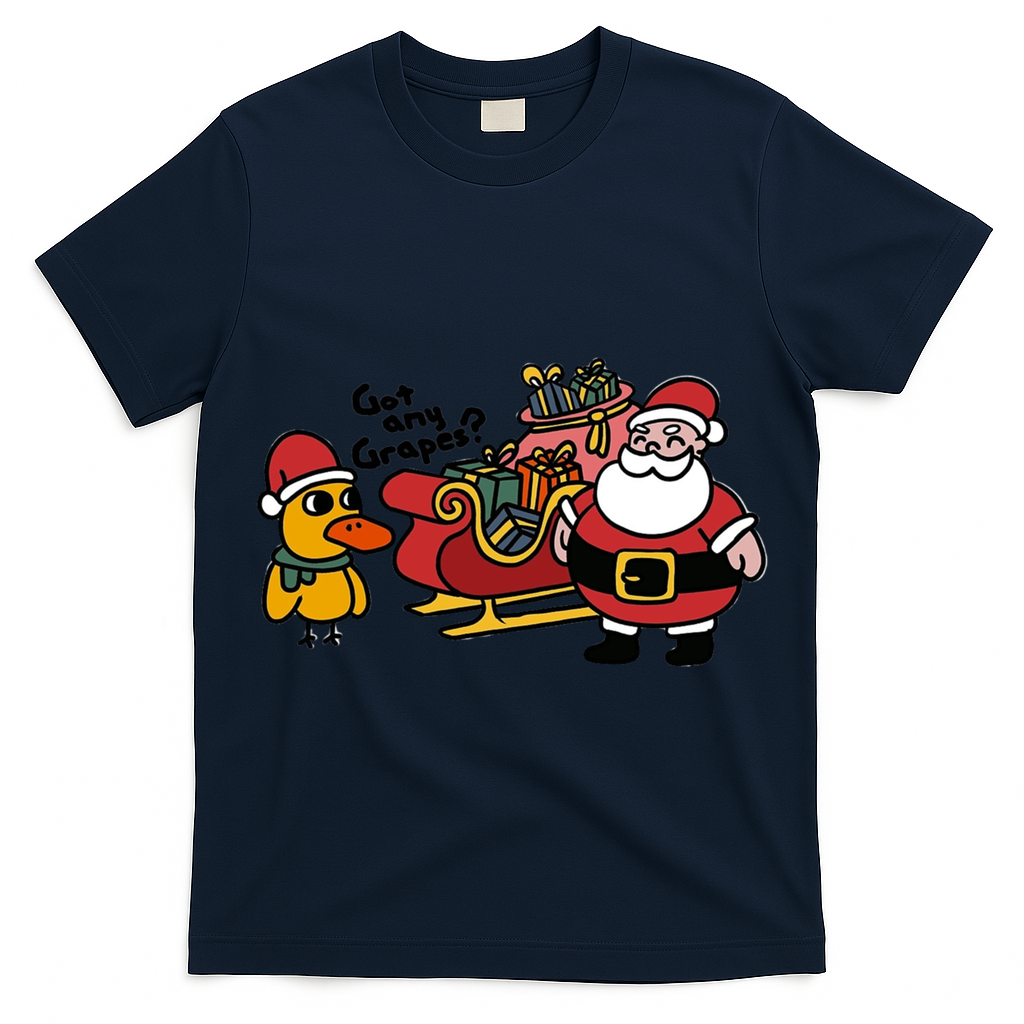Ice Fresh Lemonade Got Any Grapes Duck Funny Christmas Funny Gift T-Shirt