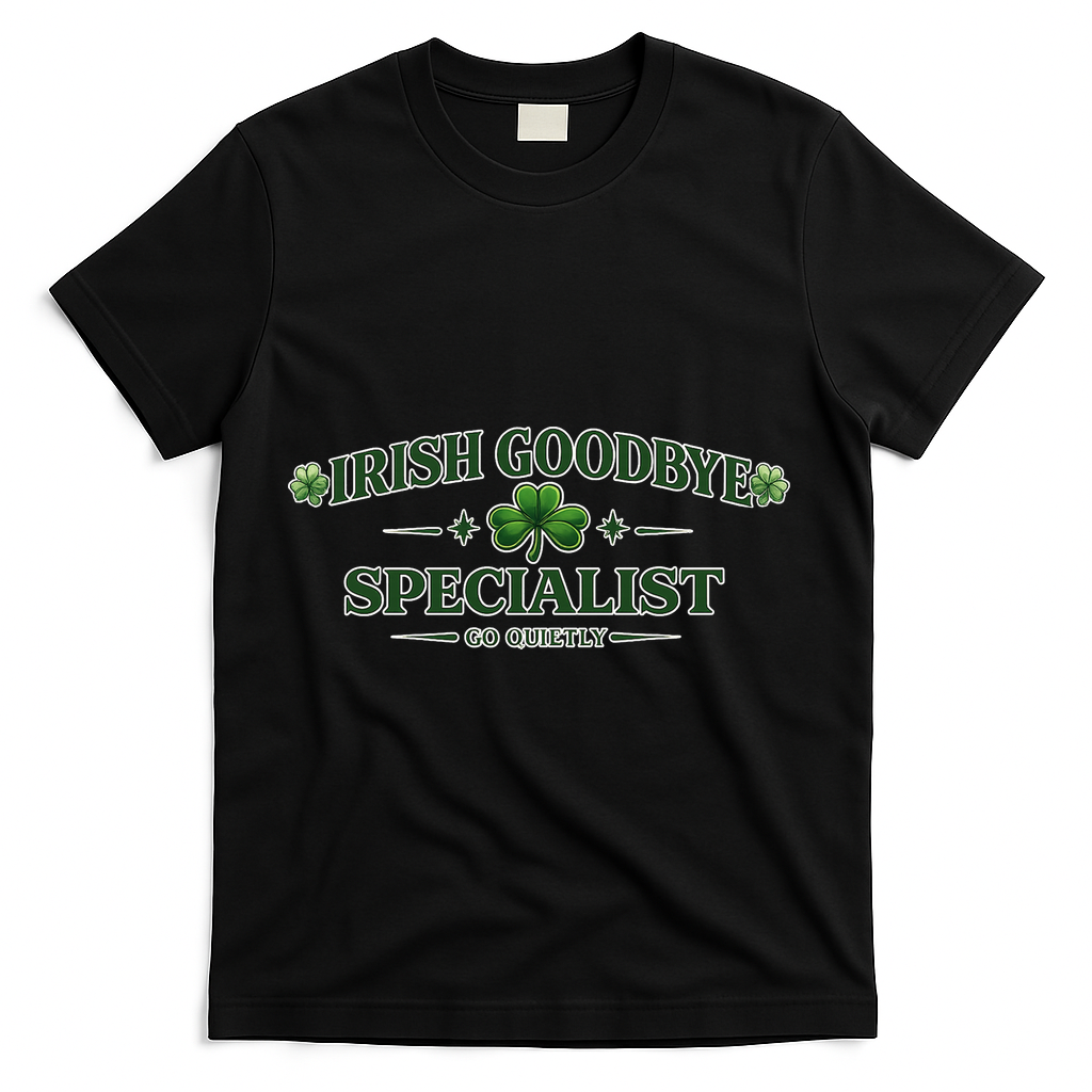 Irish Goodbye Specialist T-Shirt - Black