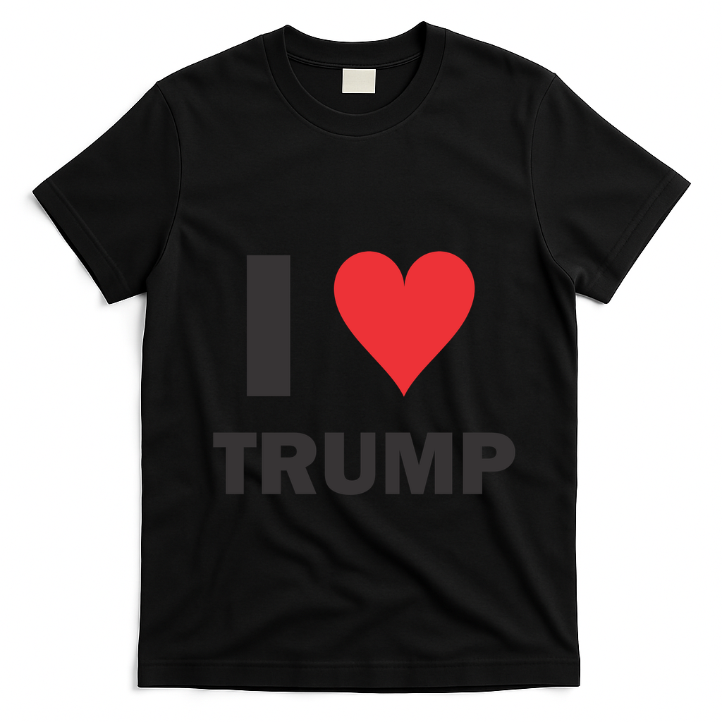 I Love Trump T-Shirt - Black
