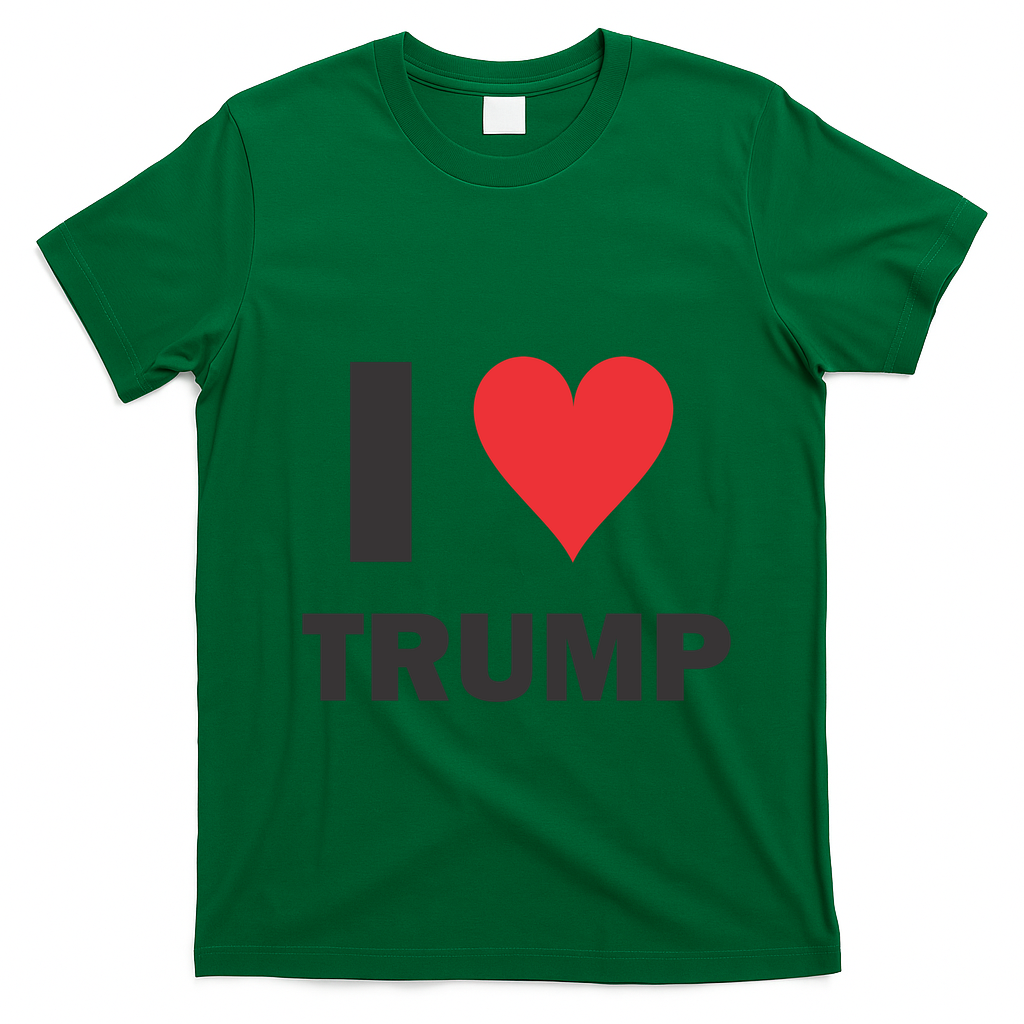 I Love Trump T-Shirt - Irish Green