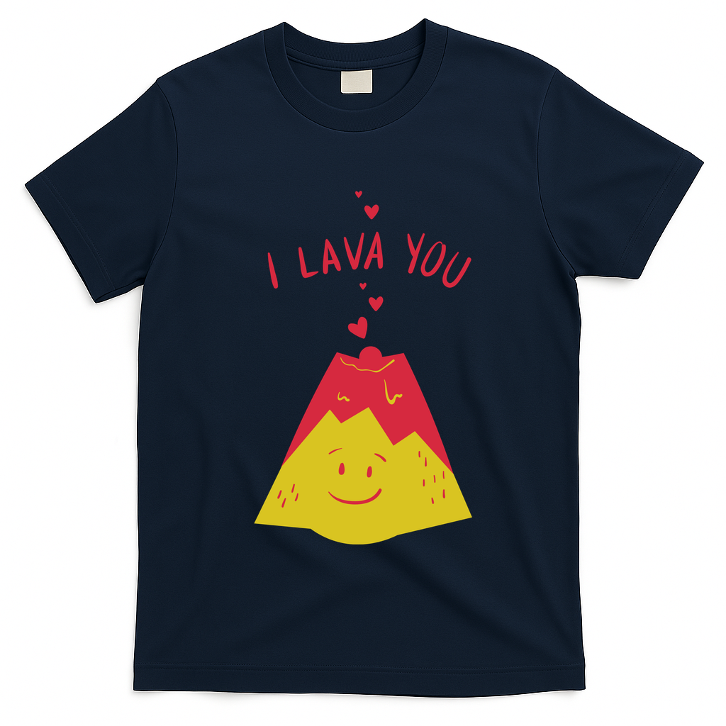 I Lava You Cute Funny Romantic Gift T-Shirt