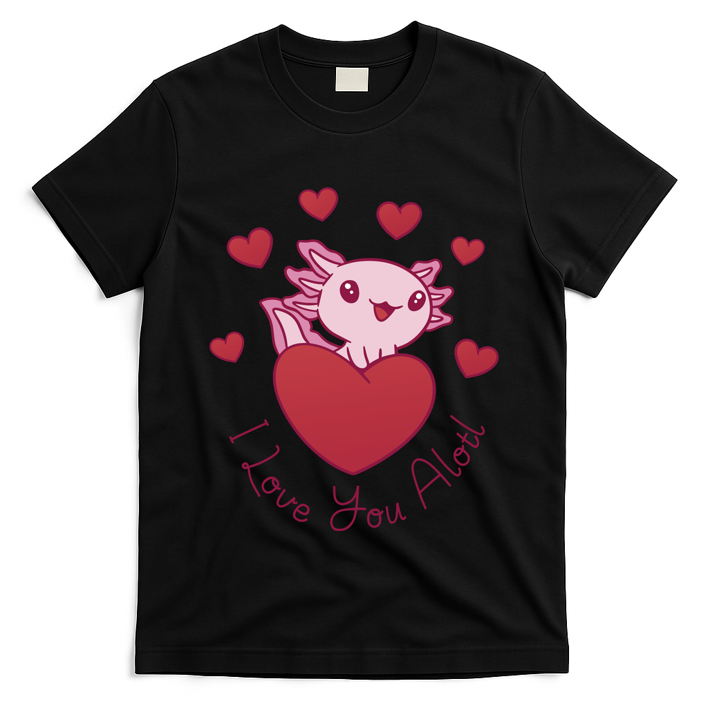 I Love You Alotl Valentines Day T-Shirt
