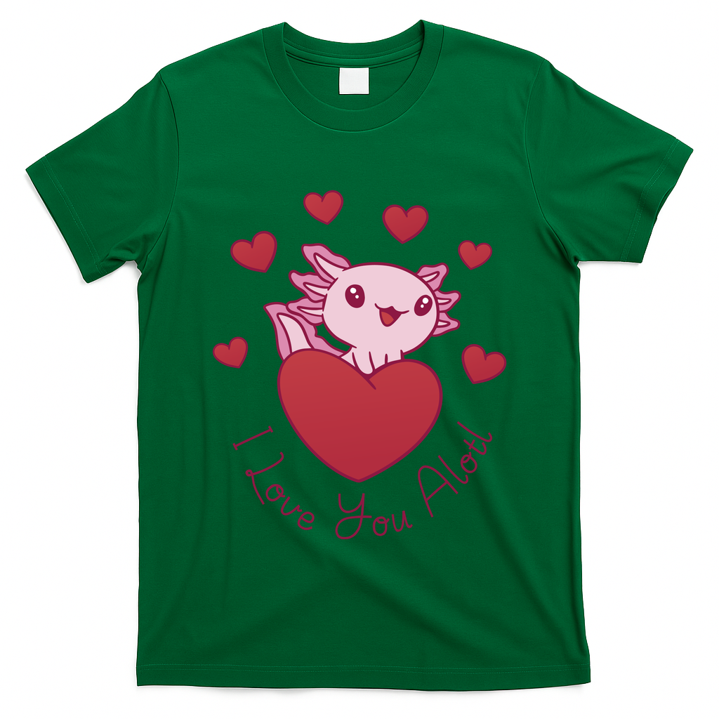 I Love You Alotl Valentines Day T-Shirt