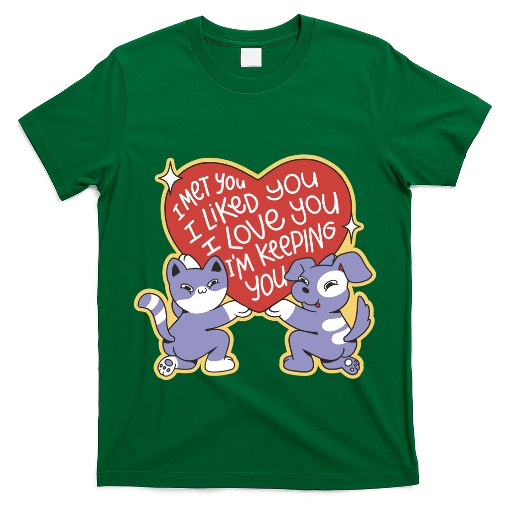 I Love You Heart Quote Cute Gift T-Shirt