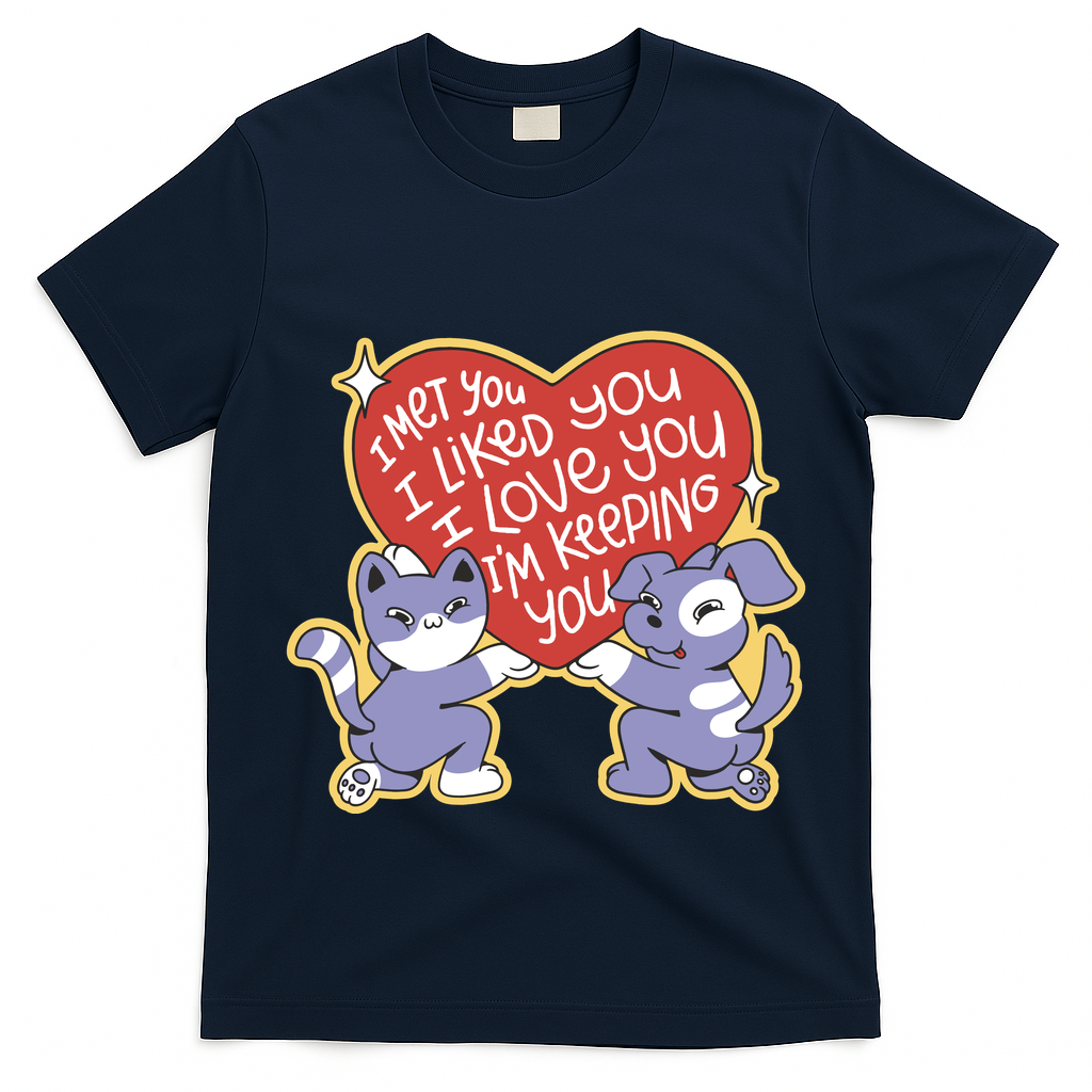 I Love You Heart Quote Cute Gift T-Shirt
