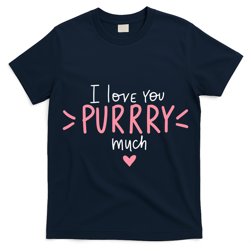 I Love You Purry Much Cute Gift T-Shirt