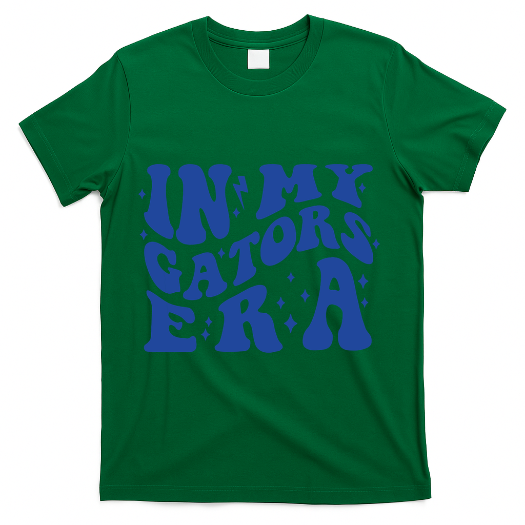 In My Gators Era Gators School Sports Name Back To School T-Shirt - Green