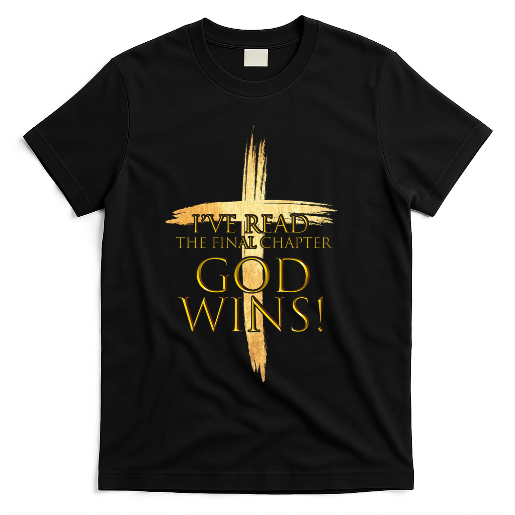I've Read The Final Chapter God Wins T-Shirt - Black
