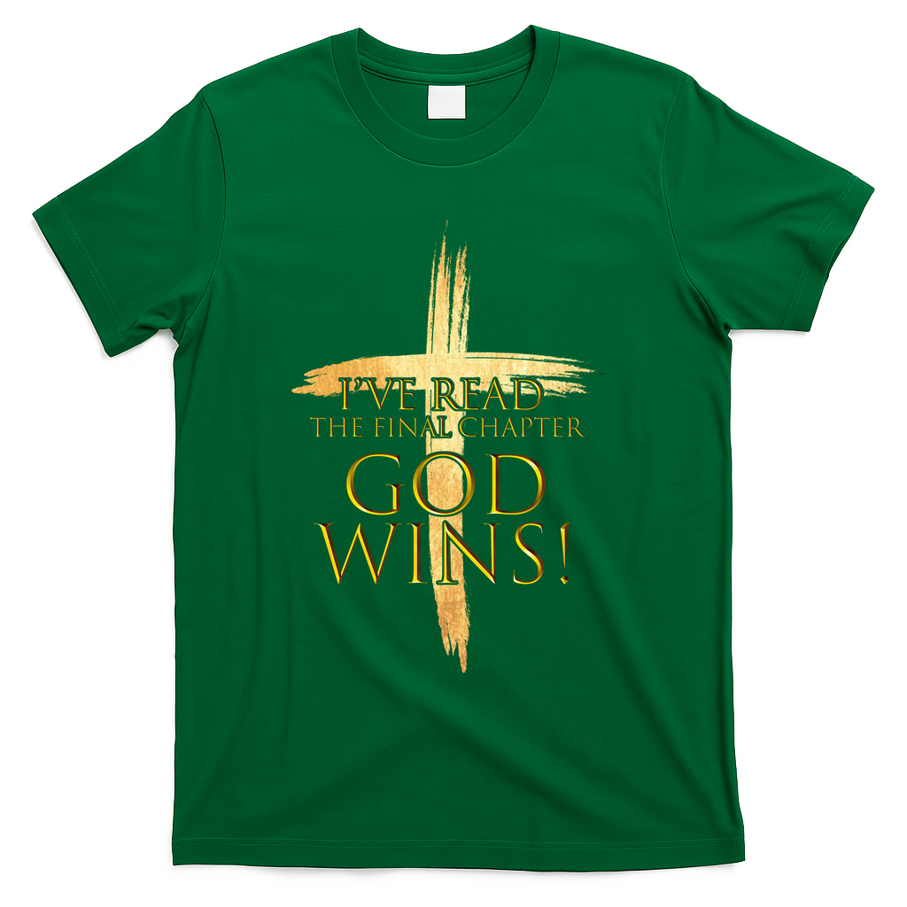 I've Read The Final Chapter God Wins T-Shirt - Green
