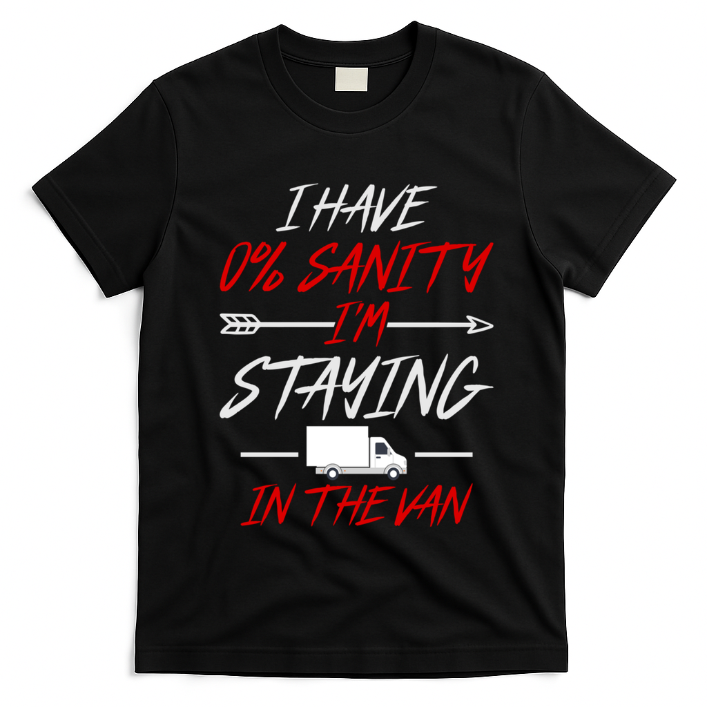 IM Staying In Tha Van Phasmophobia Funny Gift T-Shirt - Black