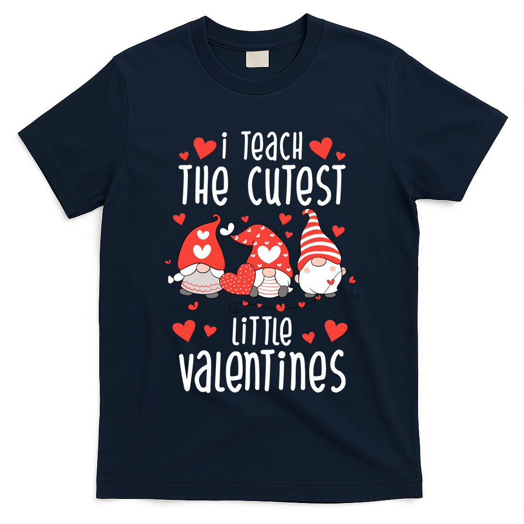 I Teach The Cutest Little Valentines Teacher T-Shirt