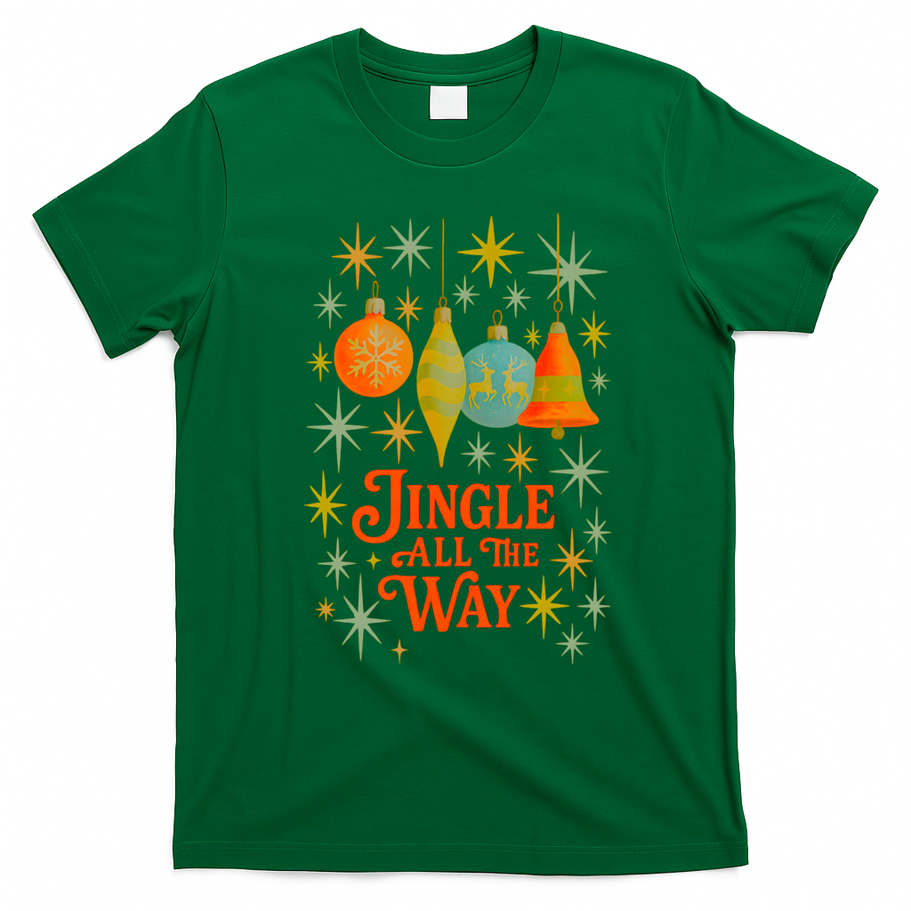 Jingle All The Way T-Shirt - Irish Green