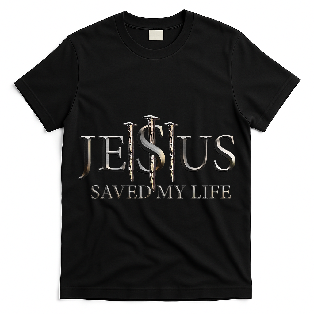 Jesus Saved My Life Christian Religious Believer T-Shirt