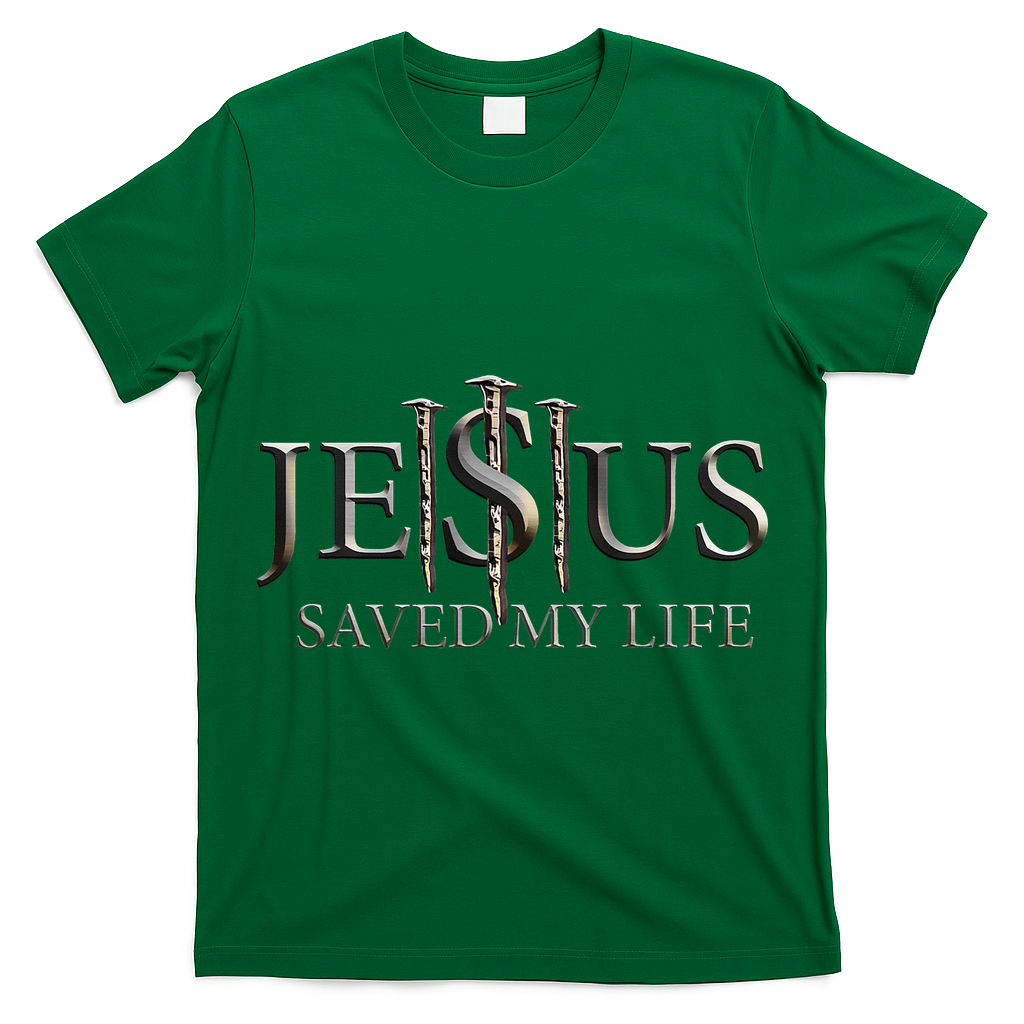 Jesus Saved My Life Christian Religious Believer T-Shirt