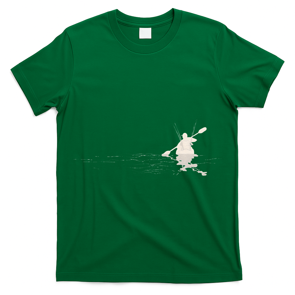 Kayak Bass Fishing Graphic Kayak Angler Kayaking Fisherman T-Shirt