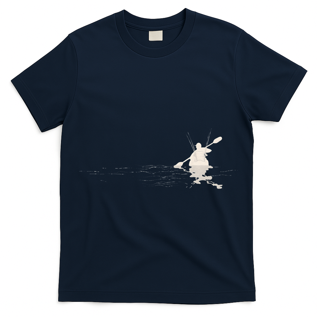 Kayak Bass Fishing Graphic Kayak Angler Kayaking Fisherman T-Shirt