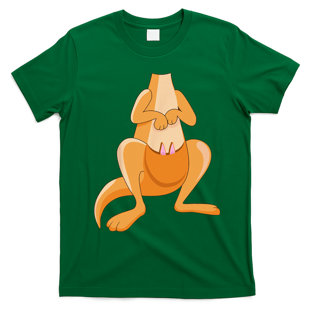 Kangaroo Costume For Halloween Kangaroo Animal T-Shirt - Irish Green