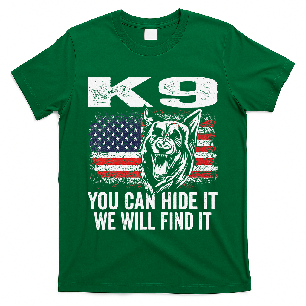 K9 German Shepherd Police Dog Law Enforcement K9 Handler T-Shirt