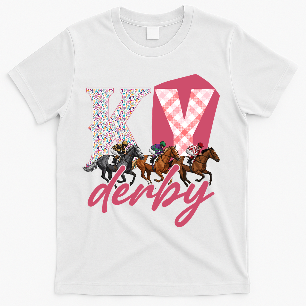 Kentucky KY Derby T-Shirt - White