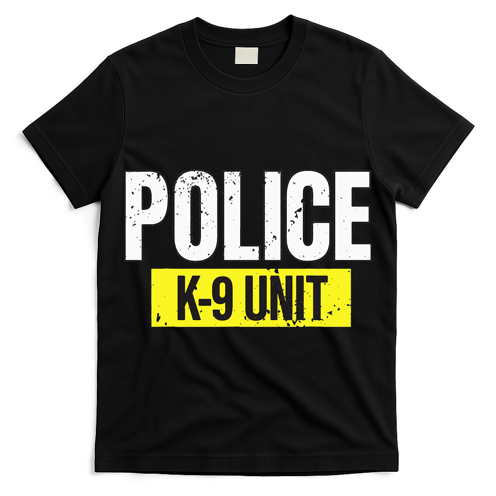 K9 Police Unit Dog Canine Officer T-Shirt