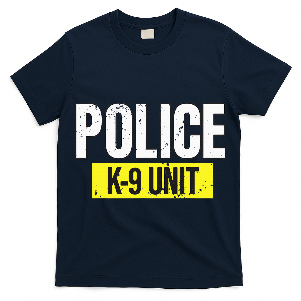 K9 Police Unit Dog Canine Officer T-Shirt