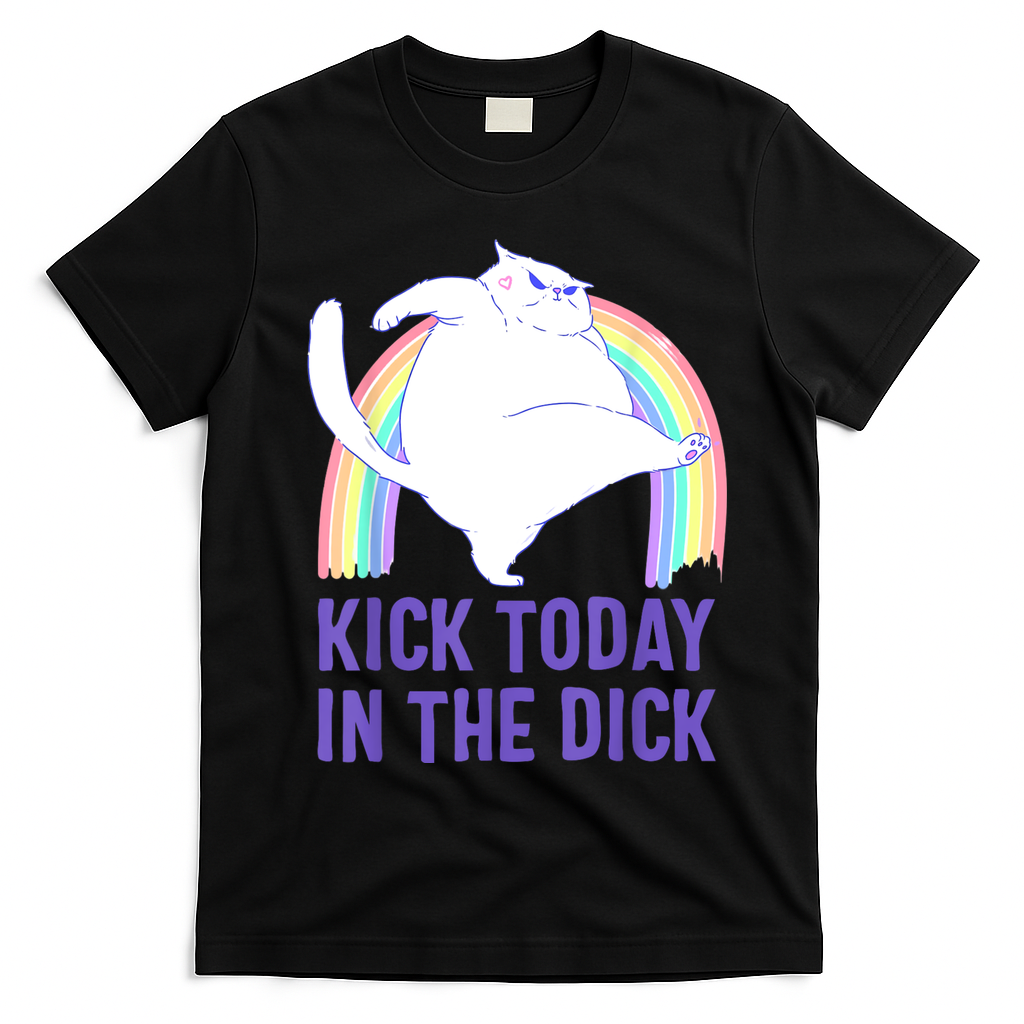 Kick Today In The Dick T-Shirt - Black