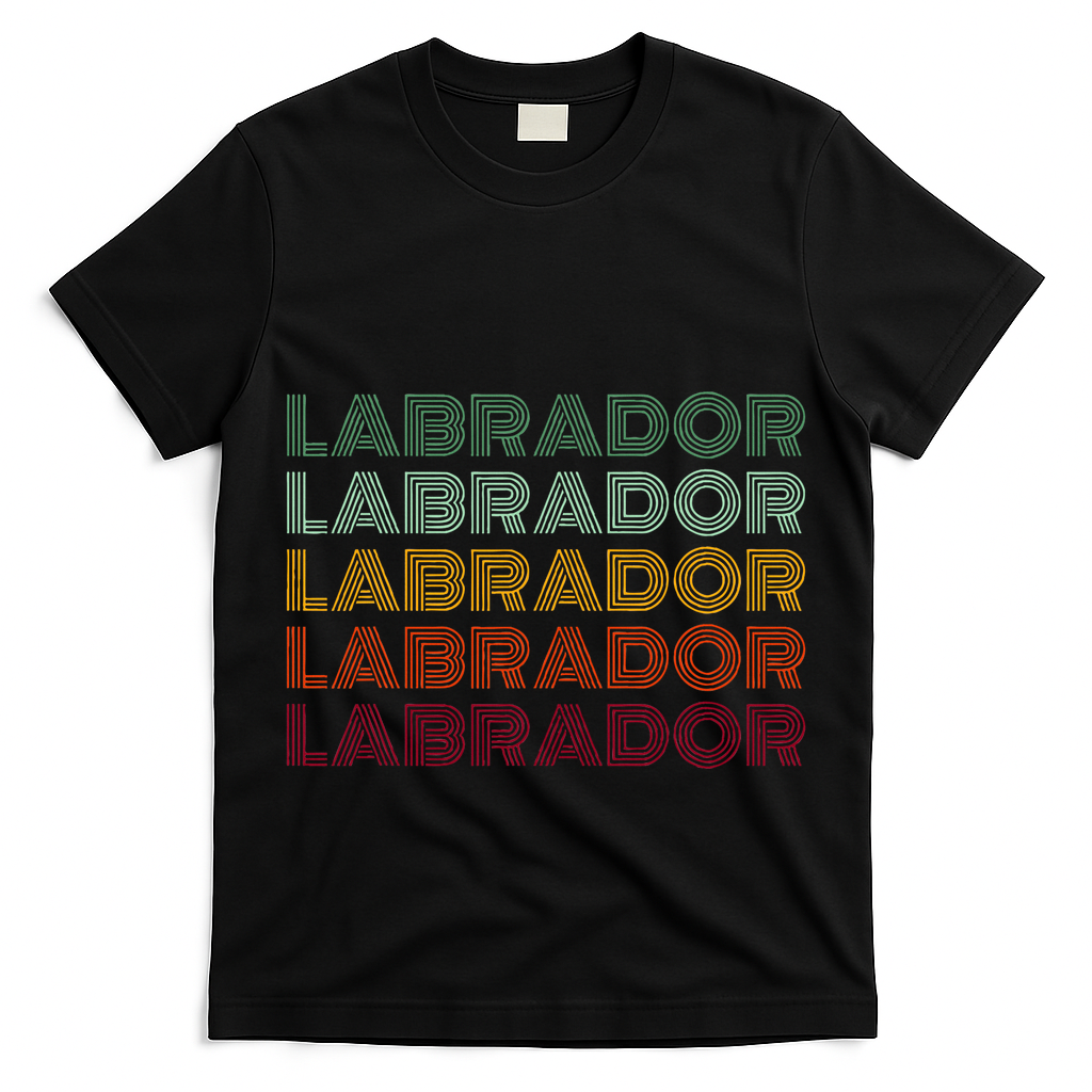 Labrador Dog Retro T-Shirt