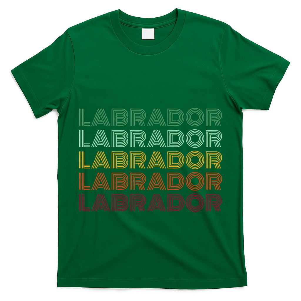 Labrador Dog Retro T-Shirt
