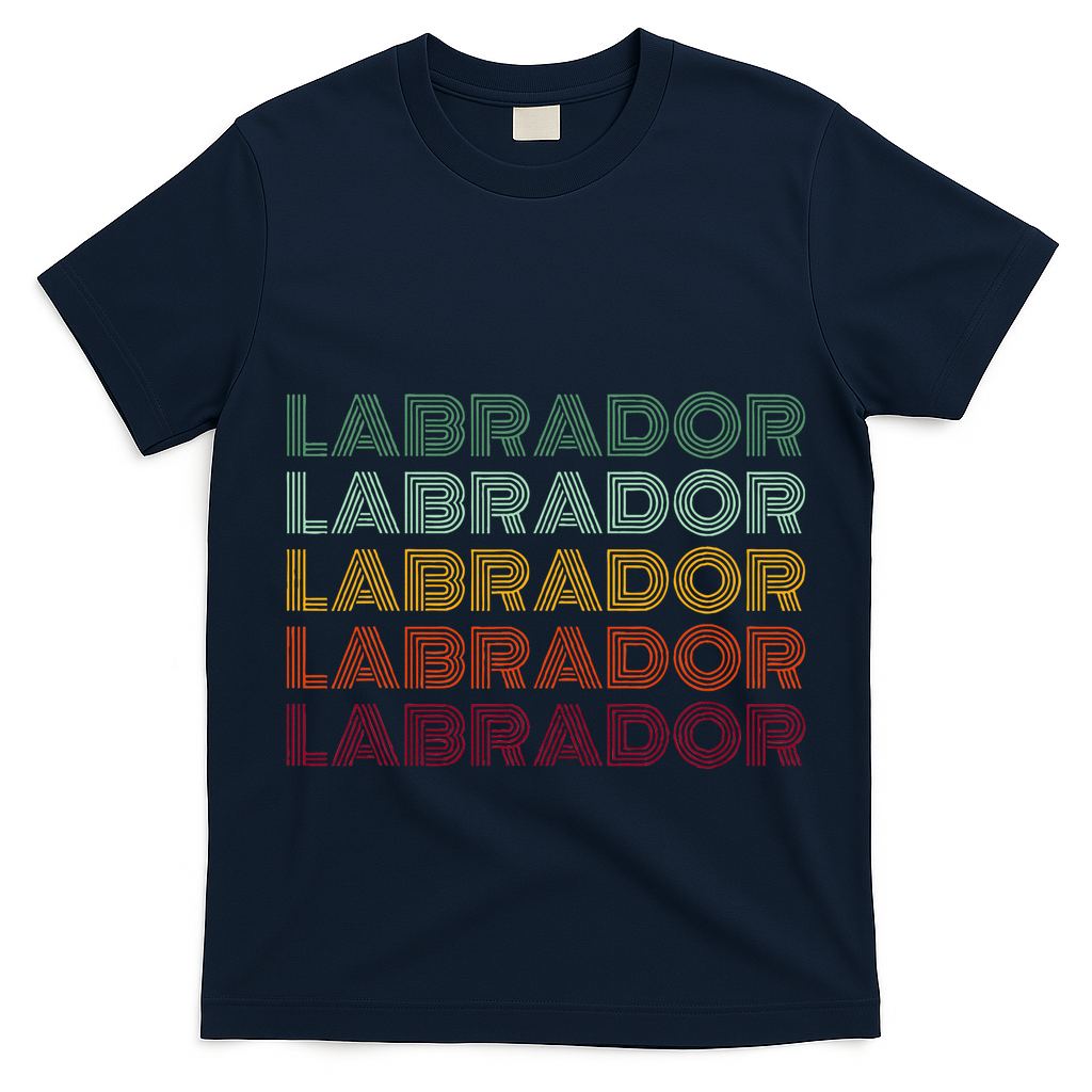 Labrador Dog Retro T-Shirt