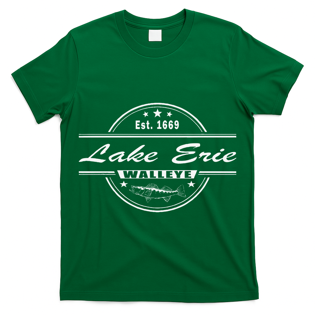 Lake Erie Walleye Fishing Souvenir For Walleye Fishing T-Shirt