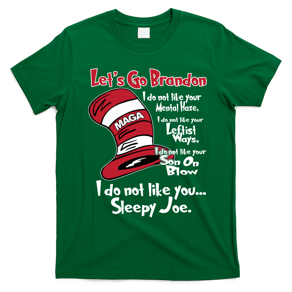 Lets Go Brandon Funny Maga T-Shirt - Irish Green