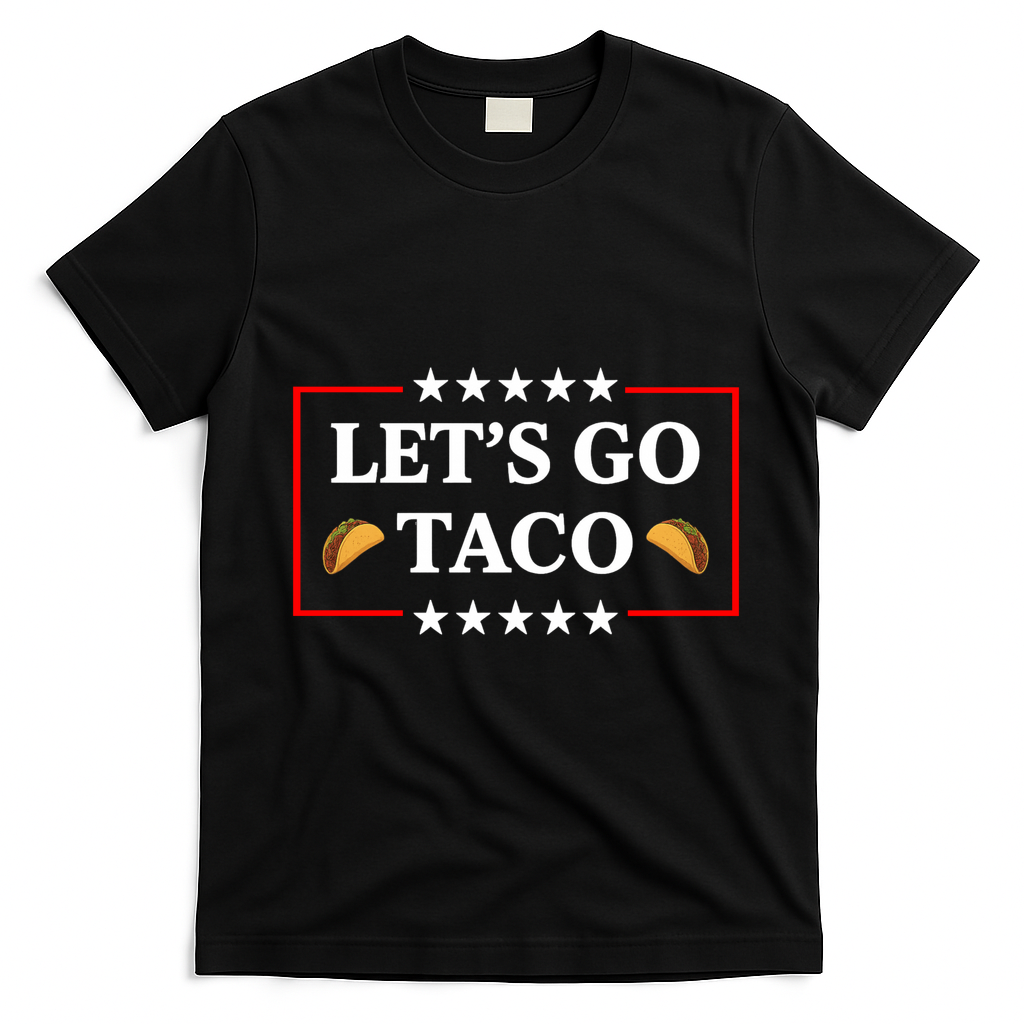 Let's Go Taco Trump T-Shirt - Black