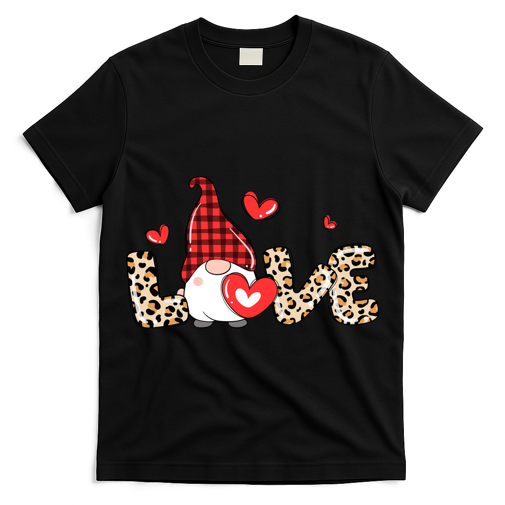Love Gnome Valentines Day T-Shirt