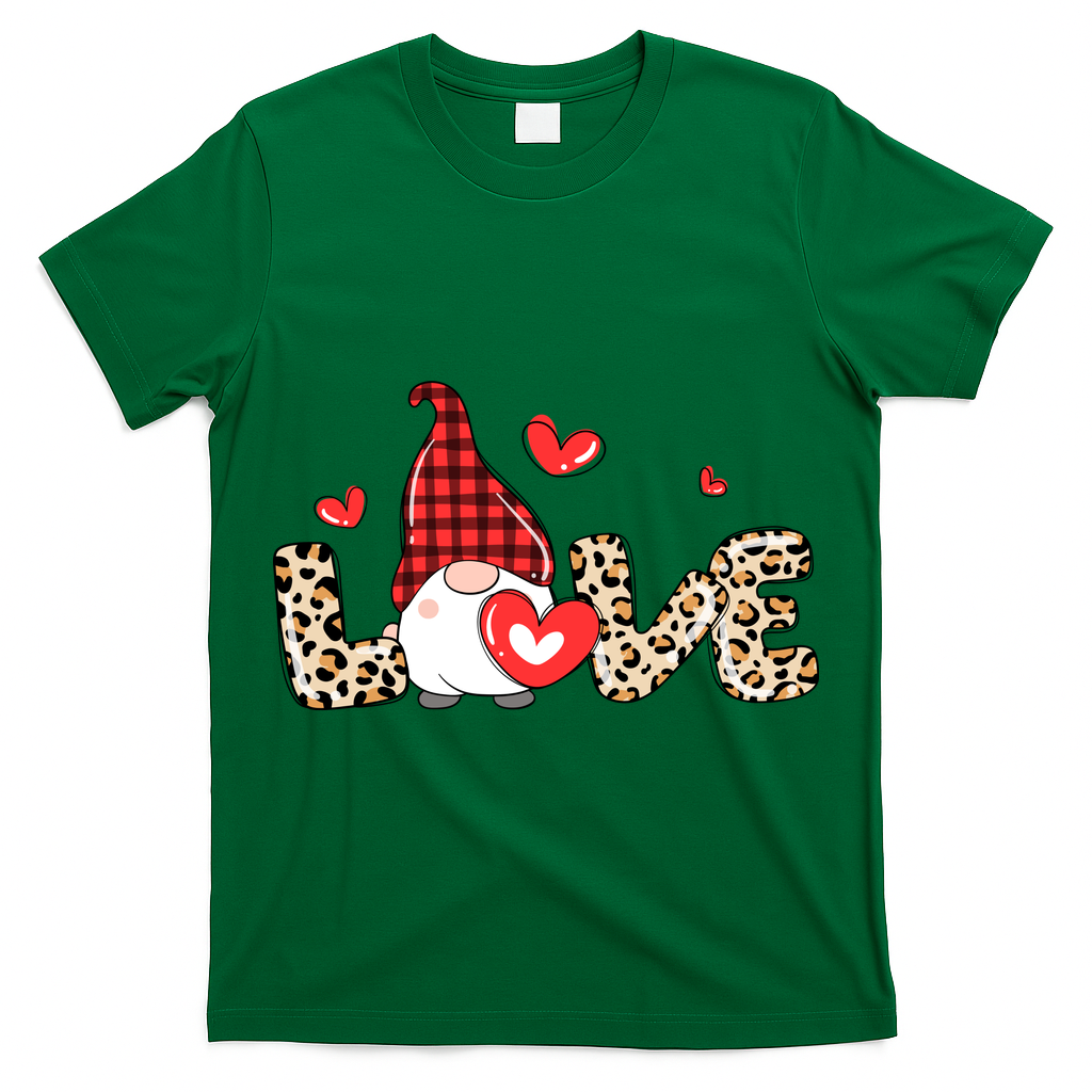Love Gnome Valentines Day T-Shirt
