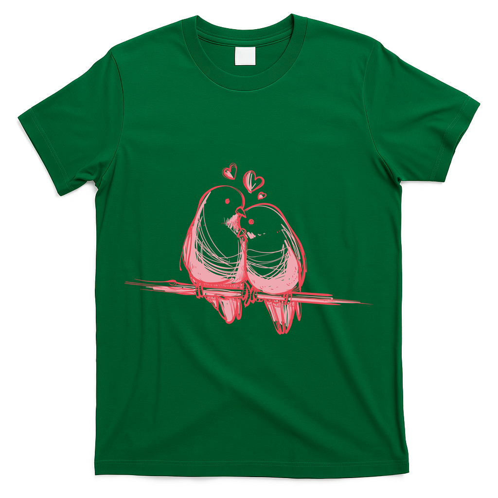 Lovebirds Kissing T-Shirt