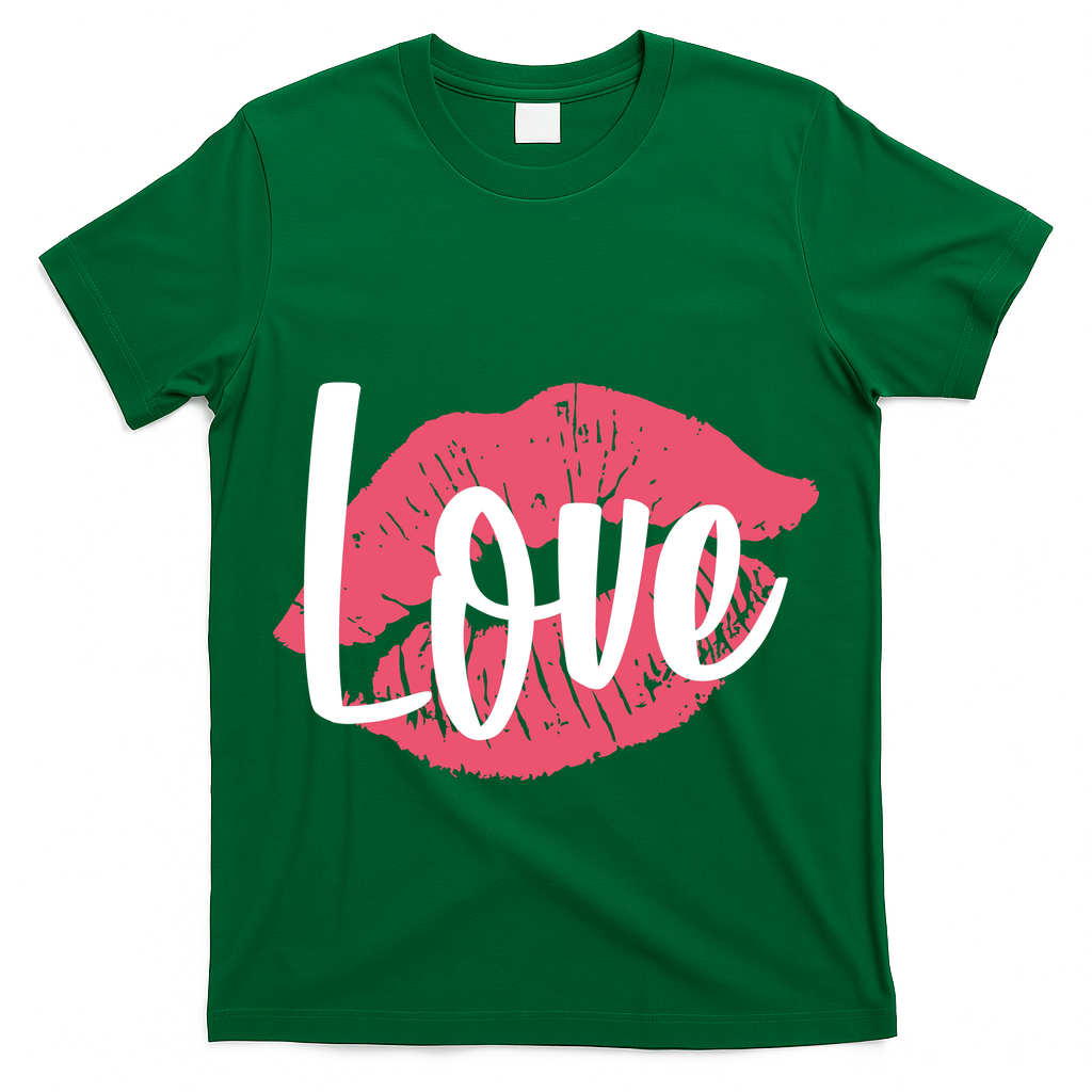 Valentines Day Love Lips T-Shirt