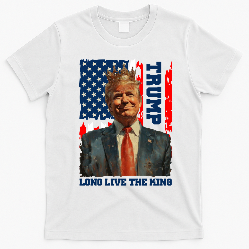 LONG LIVE THE KING TRUMP T-Shirt - White