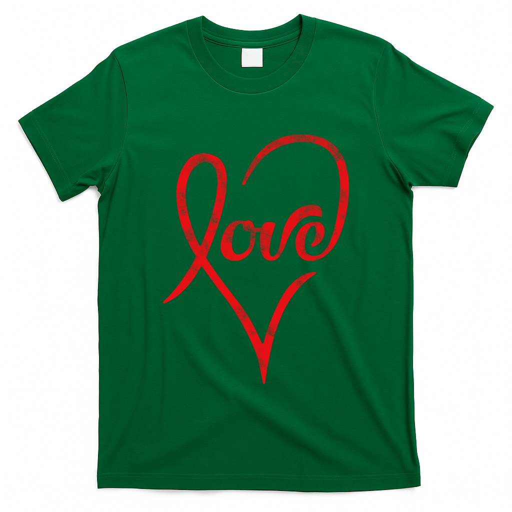 Vintage Love Heart Symbol T-Shirt