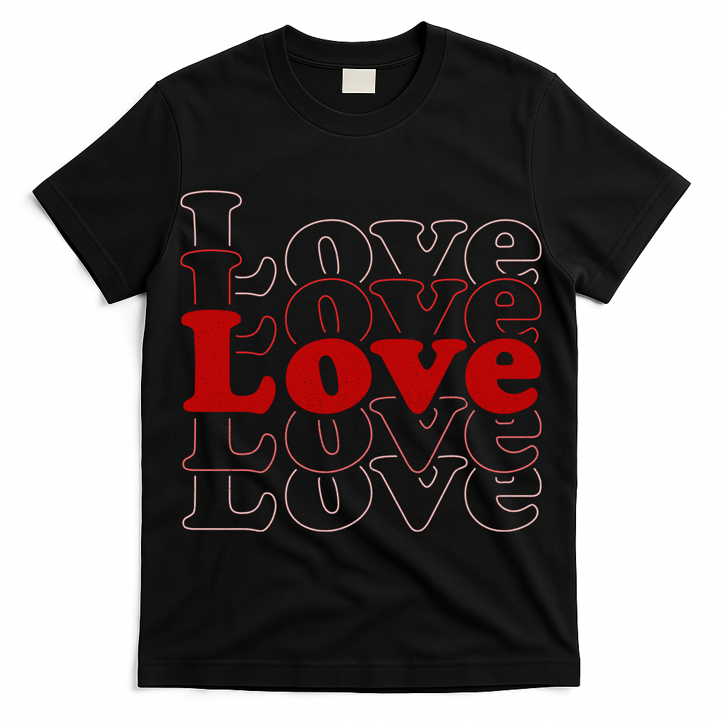 Love Retro Cute Gift T-Shirt