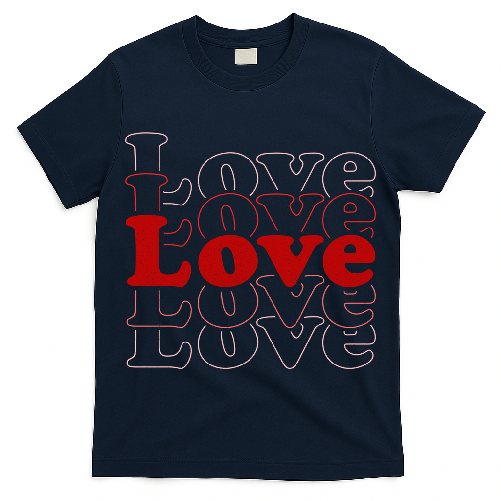 Love Retro Cute Gift T-Shirt
